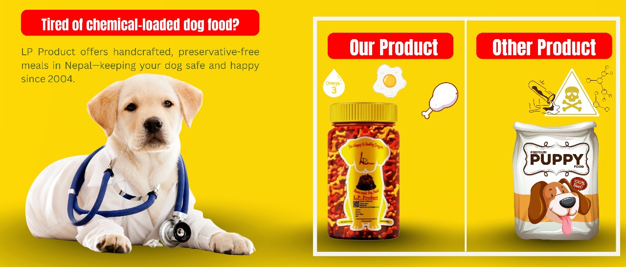 LP Products natural pet food, Healthy dog meals